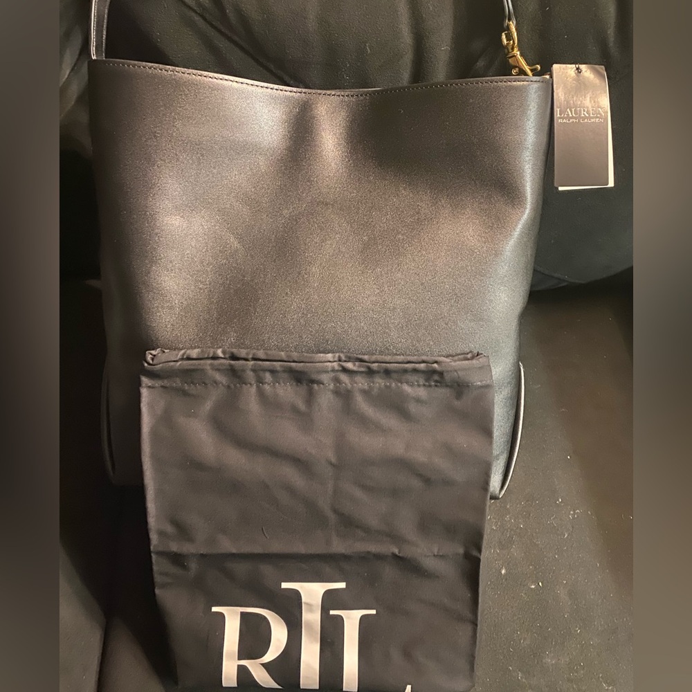 BNWT Ralph Lauren Large Kassie Shoulder Bag - Picture 7 of 11